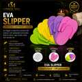 EVA Disposable Slippers – LFZ001 / LFZ002 / LFZ003 | 12 Pairs/Pack