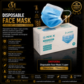 Disposable Face Mask 3 Layer – Blue | 04010086 | 50 Pcs/Box