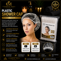 Disposable Plastic Shower Cap – L & XL | WX001 / WX002