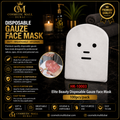 Elite Beauty Disposable Gauze Face Mask HK-10003 – 100pcs/Pack