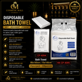 Elite Beauty Disposable Bath Towel 80×160cm / 70×140cm – 25pcs/Pack