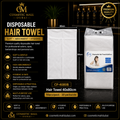 Elite Beauty Disposable Hair Towel 40×80cm – 50pcs/Pack