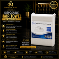 Elite Beauty Disposable Hair Towel – PP Wood Pulp | 50×100cm | 40pcs/Pack