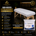 Elite Beauty Disposable Non-Woven Fitted Bedsheet – White | 120×220cm | 10pcs/Pack