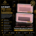 Elite Beauty Spike Lashes & YY Lashes – 0.07-C | HK-RB1078 / HK-RB1079 / HK-RB1080