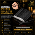 Elite Beauty Disposable Eyeliner Applicator – HK-SR1015 | 50 Pcs/Pack