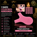 Y-Shaped Eyelash Brush – HK-RB1098 | Professional Lash Tool