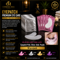 Elite Beauty Hydrogel Eyepatch – Pink, Silver, Gold & Purple | 50 Pcs/Pack