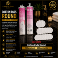 Little Bud Cotton Pads Round – HK-SR019 | 100 Pcs/Pack