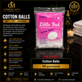 Little Bud Cotton Balls – HK-SR020 | 100g/Pack