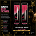 Sunshine Silver Tweezers – Curved & Straight | HK-GT-003 / HK-GT-001