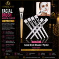 Facial Brush Wooden / Plastic – No.7053 | 12 Pcs/Pack