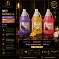 Elite Beauty Body Massage Oil – 3.78L | Lavender, Yellow Flower & Cherry
