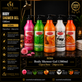 Natural Body Shower Gel – 1380ml | I6566 | Rose, Aloe Vera, Milk & Honey, Milk & Carrot