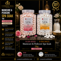 Bathrani Manicure & Pedicure Spa Soak – 1KG | B-509 Rose / B-060 Milk