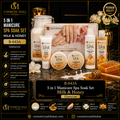 Bathrani 5-in-1 Manicure Spa Soak Set – Milk & Honey | B-043A