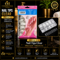 Clear Nail Tips – NA8506-3-1 | 500 Pcs/Pack