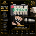 Elite Stiletto Nail Tips Natural – HK1122 | 500 Pcs