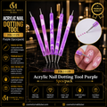 Acrylic Nail Dotting Tool Purple – HK1119 | 5 Pcs/Pack