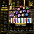 Nail Art Chrome Powder – HK-MCB
