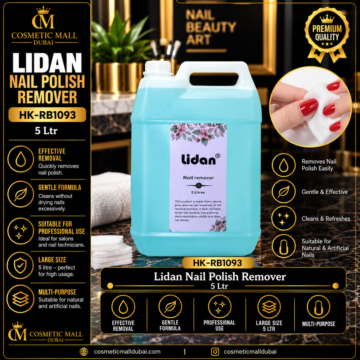 Lidan Nail Polish Remover 5L – HK-RB1093