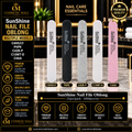 SunShine Nail File Oblong – Multiple Models | 25 Pcs/Pack