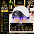 Q005 3 in 1 UV LED Gel Nail Lamp Machine | 20 Pcs/Ctn