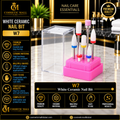 White Ceramic Nail Bit Set – W7 | Professional Nail Drill Bit