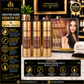 Keratine Queen Keratin Set 1L – 3 Pcs/Set | 8 Sets/Ctn | 01010455