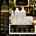 Aisunlee Virgin Coconut, Honey & Yogurt Shea Butter Hair Care Set – Shampoo, Conditioner, Hair Oil & Serum | 01010548–01010559