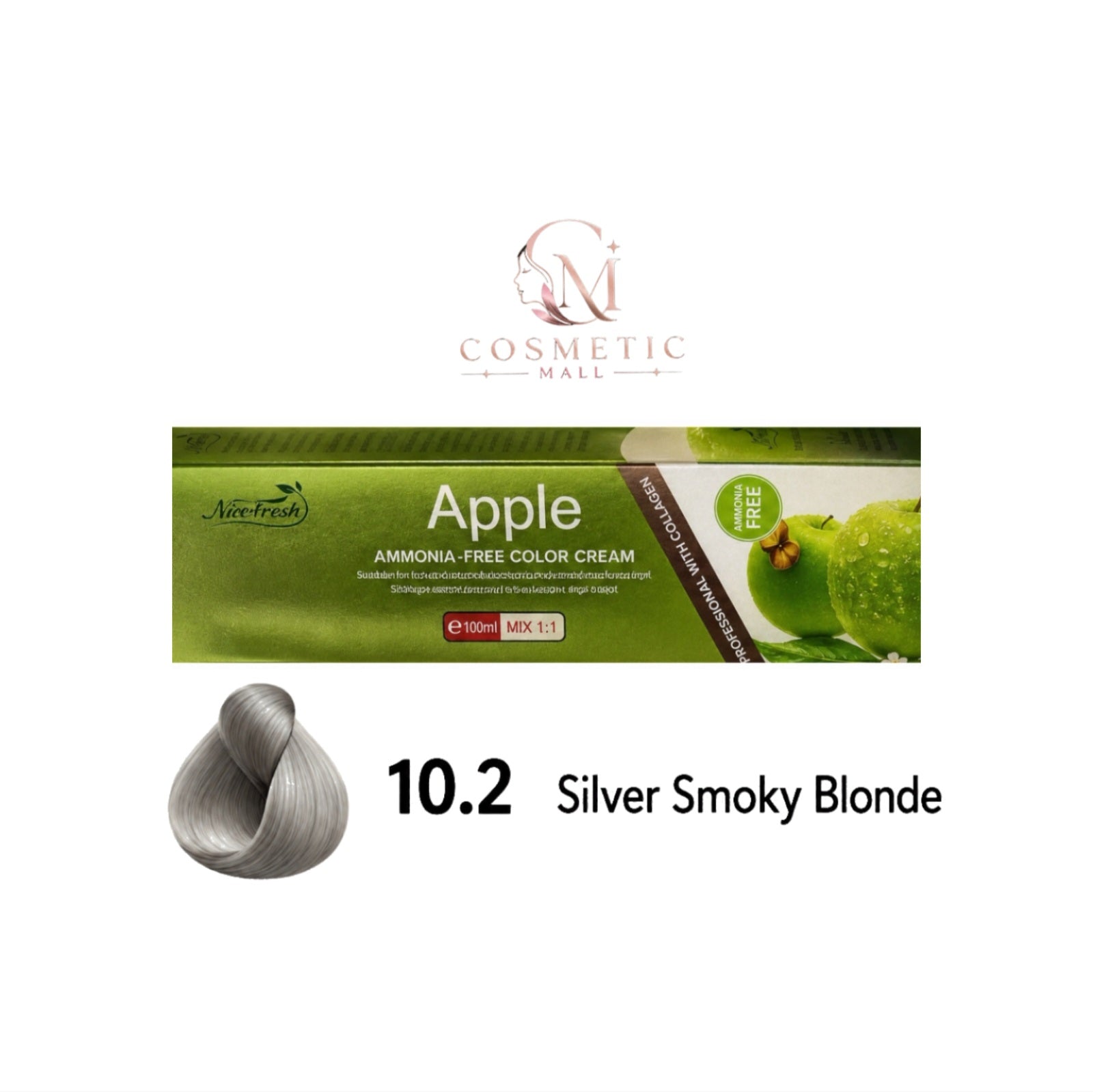 Apple Hair Colour [sliver smoky blonde]