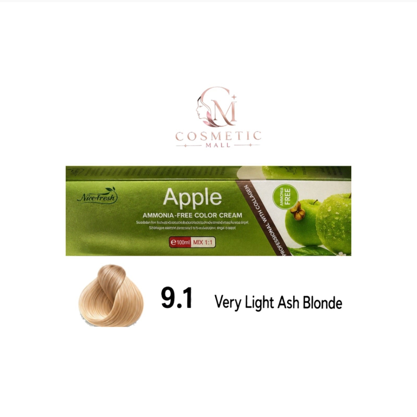 Apple Hair Colour [very light ash brown]