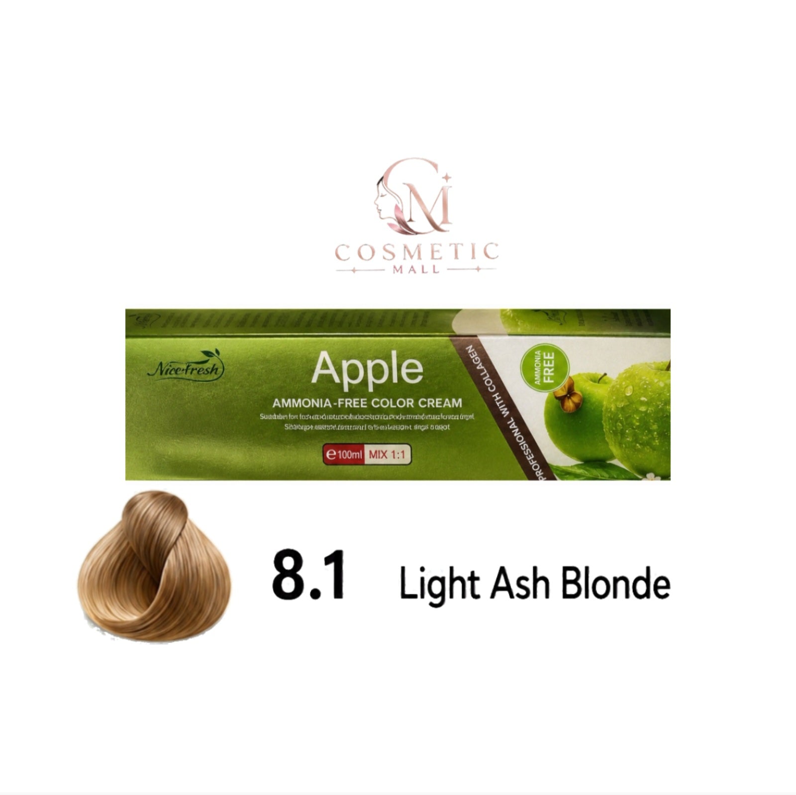 Apple Hair Colour [light ash blonde]
