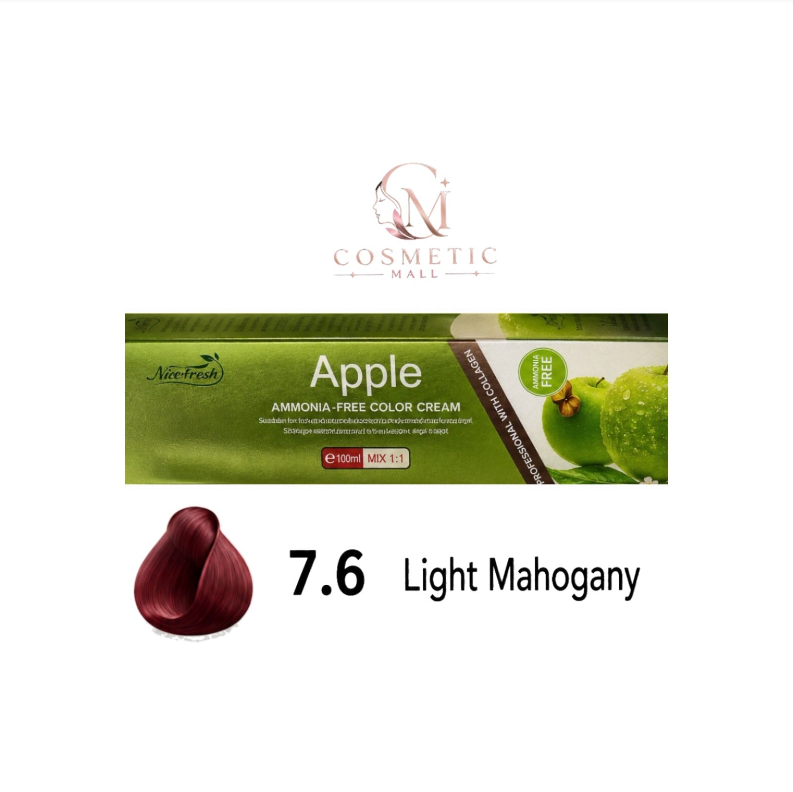 Apple Hair Colour [LIGHT MAHOGANY]