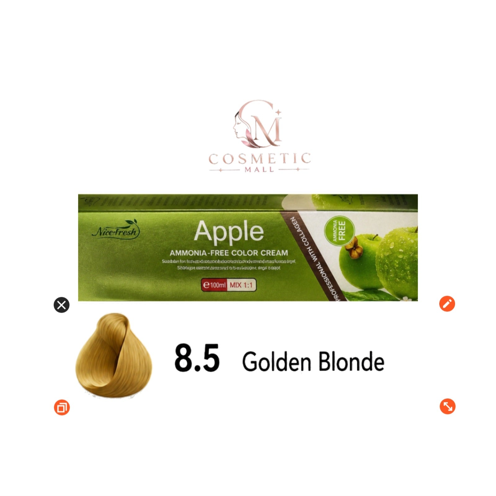 Apple Hair Colour [ golden blonde]