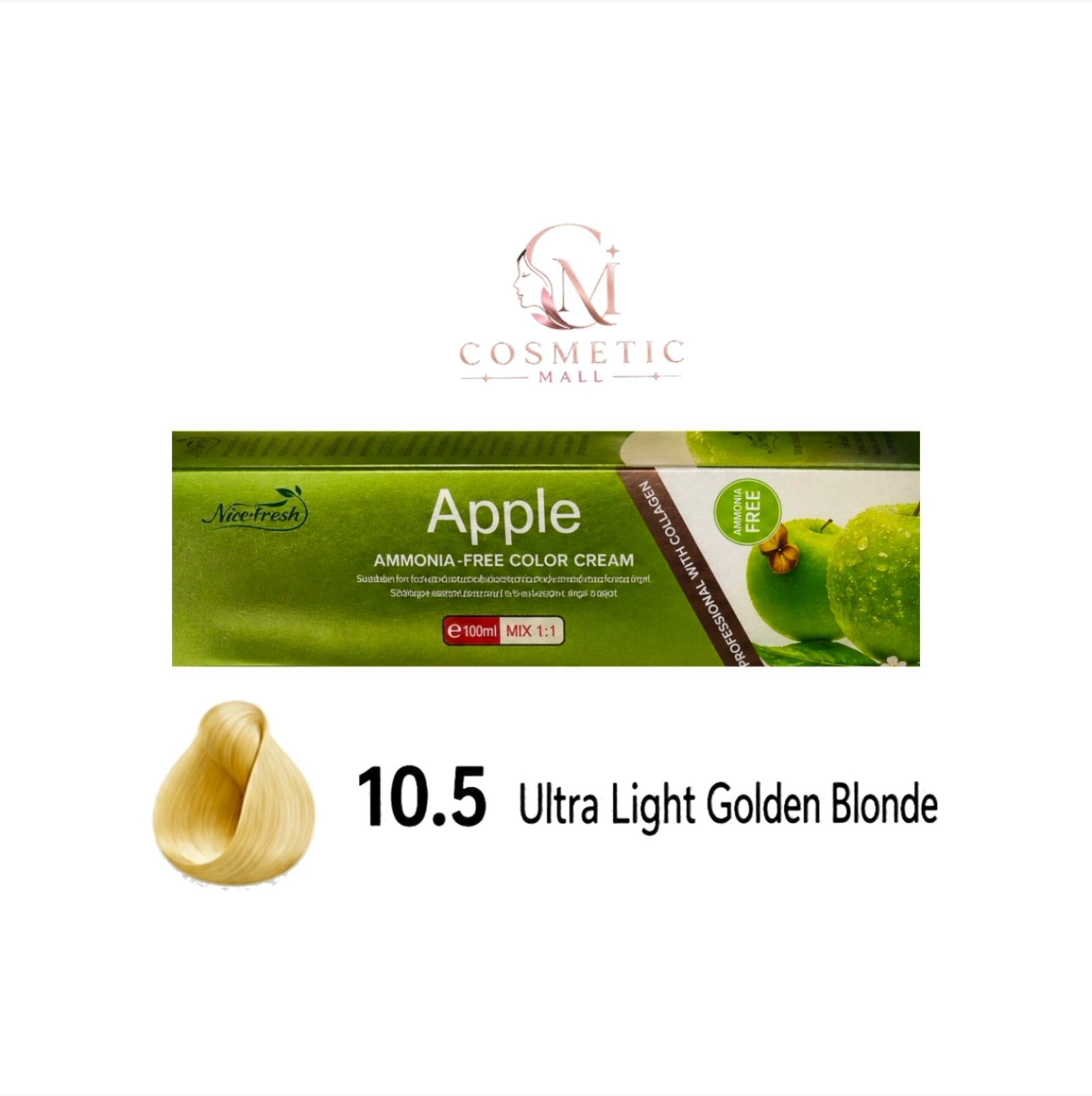 Apple Hair Colour [ultra light golden blonde]