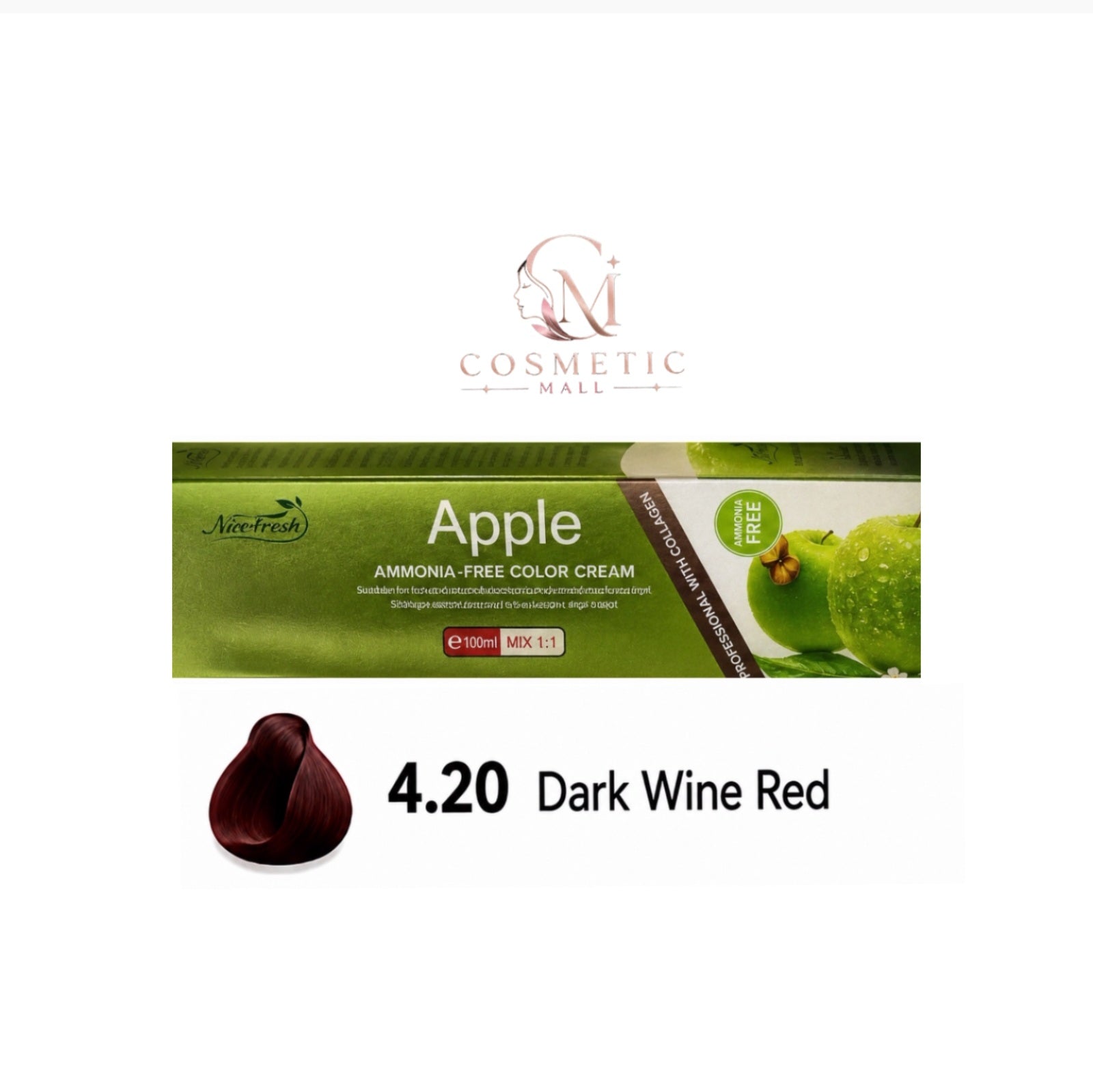 Apple Hair Colour [dark wine red]