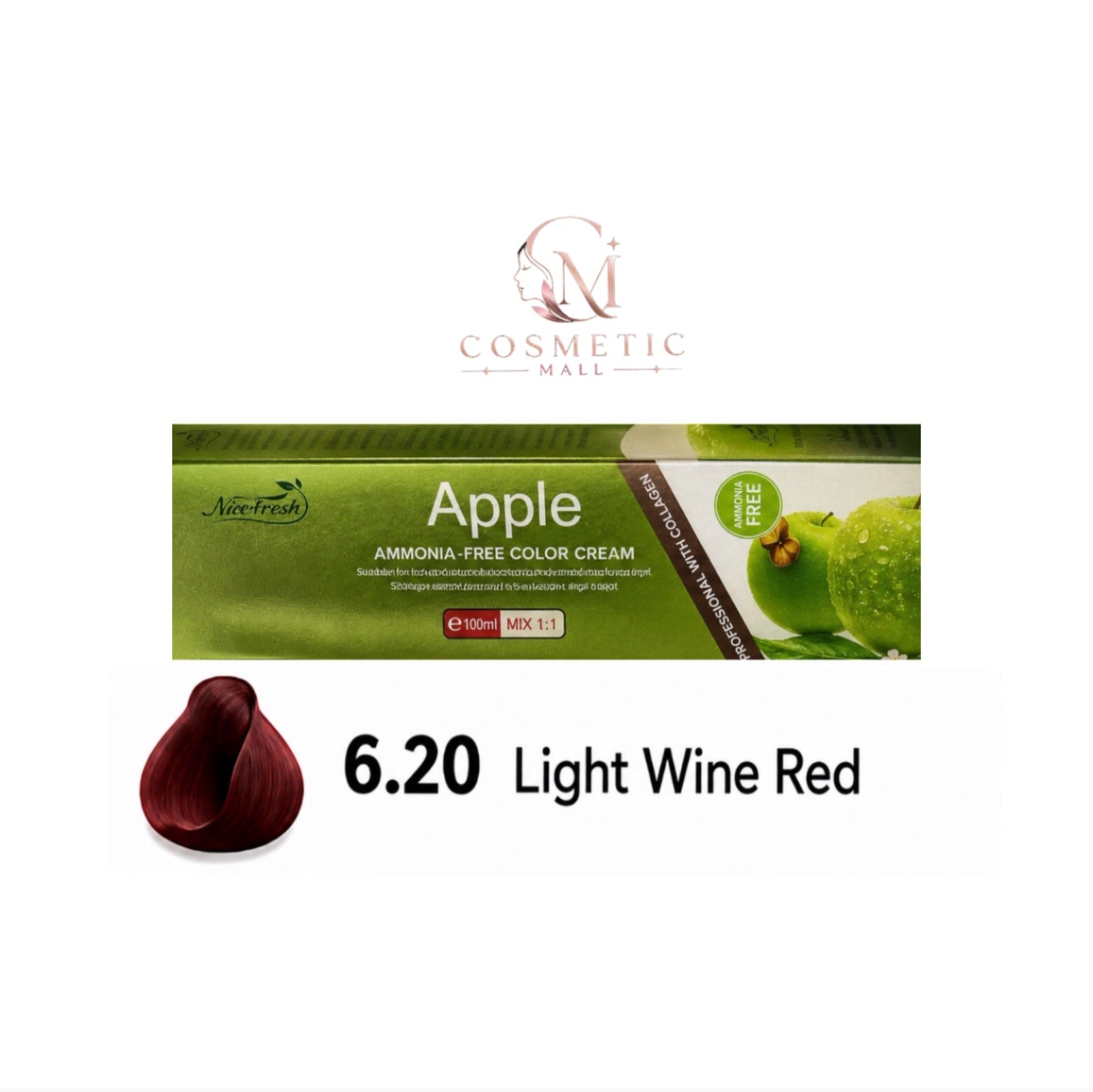 Apple Hair Colour [ wine red]