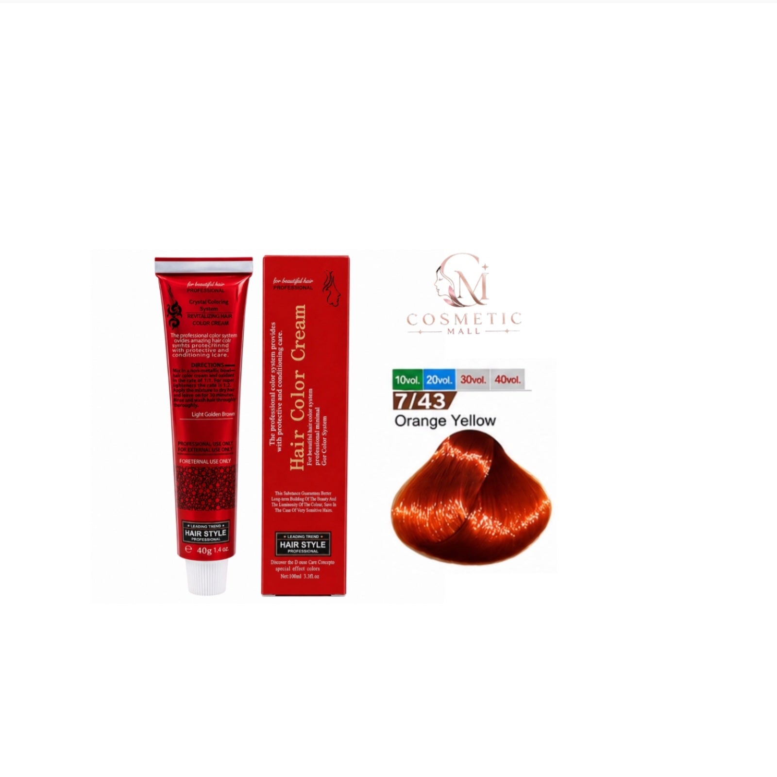 Hair Style Professional  (orange yellow)