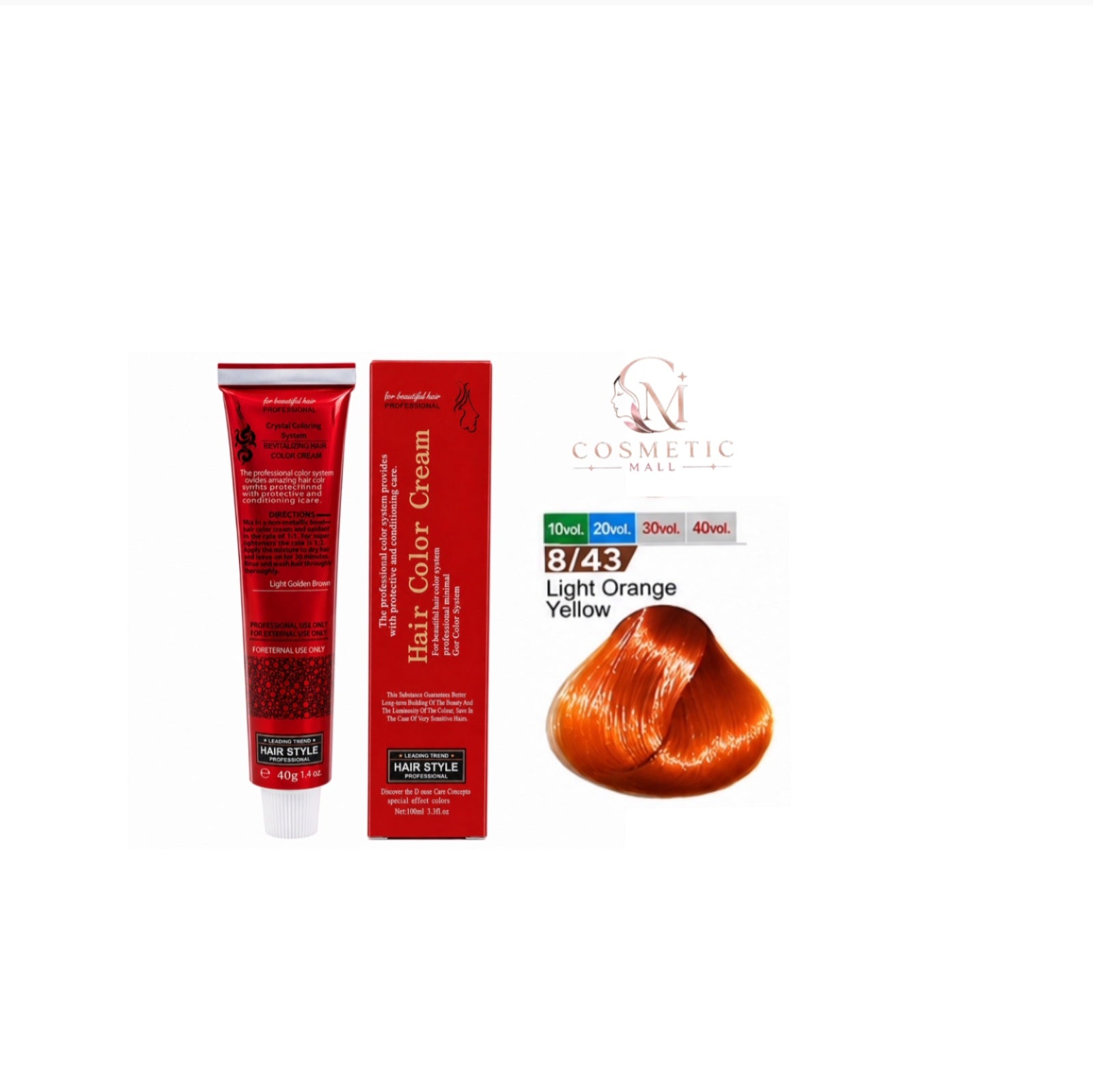Hair Style Professional  (light orange yellow)