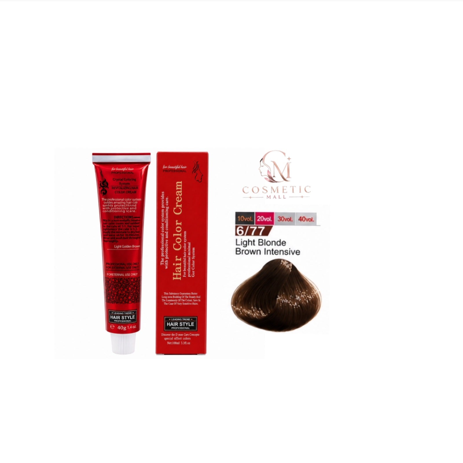 Hair Style Professional  light blonde  brown  intensive