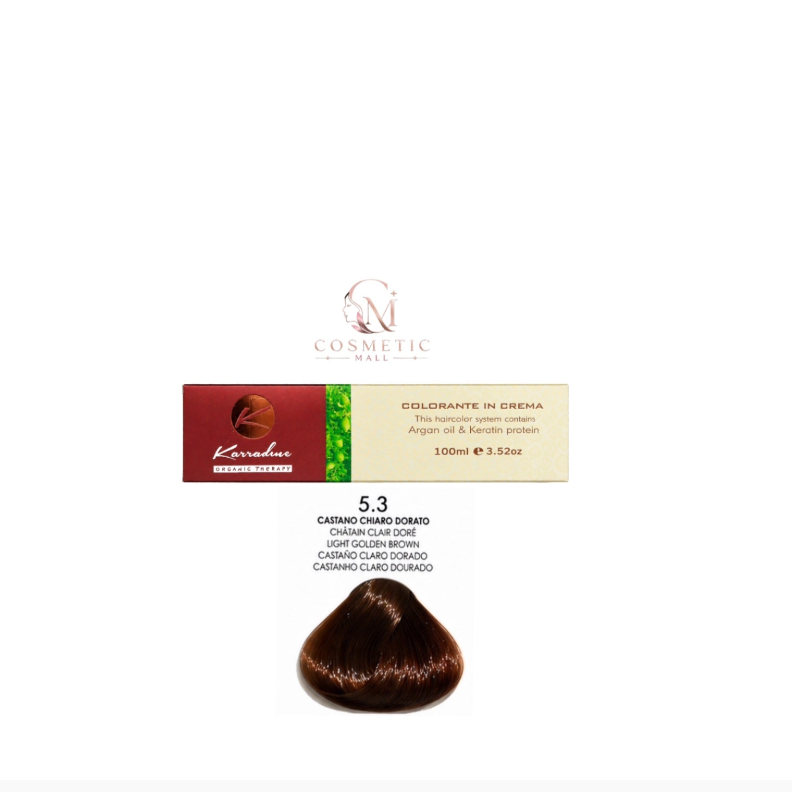 Karradine Hair Colour 5.3  (LIGHT GOLDEN BROWN)