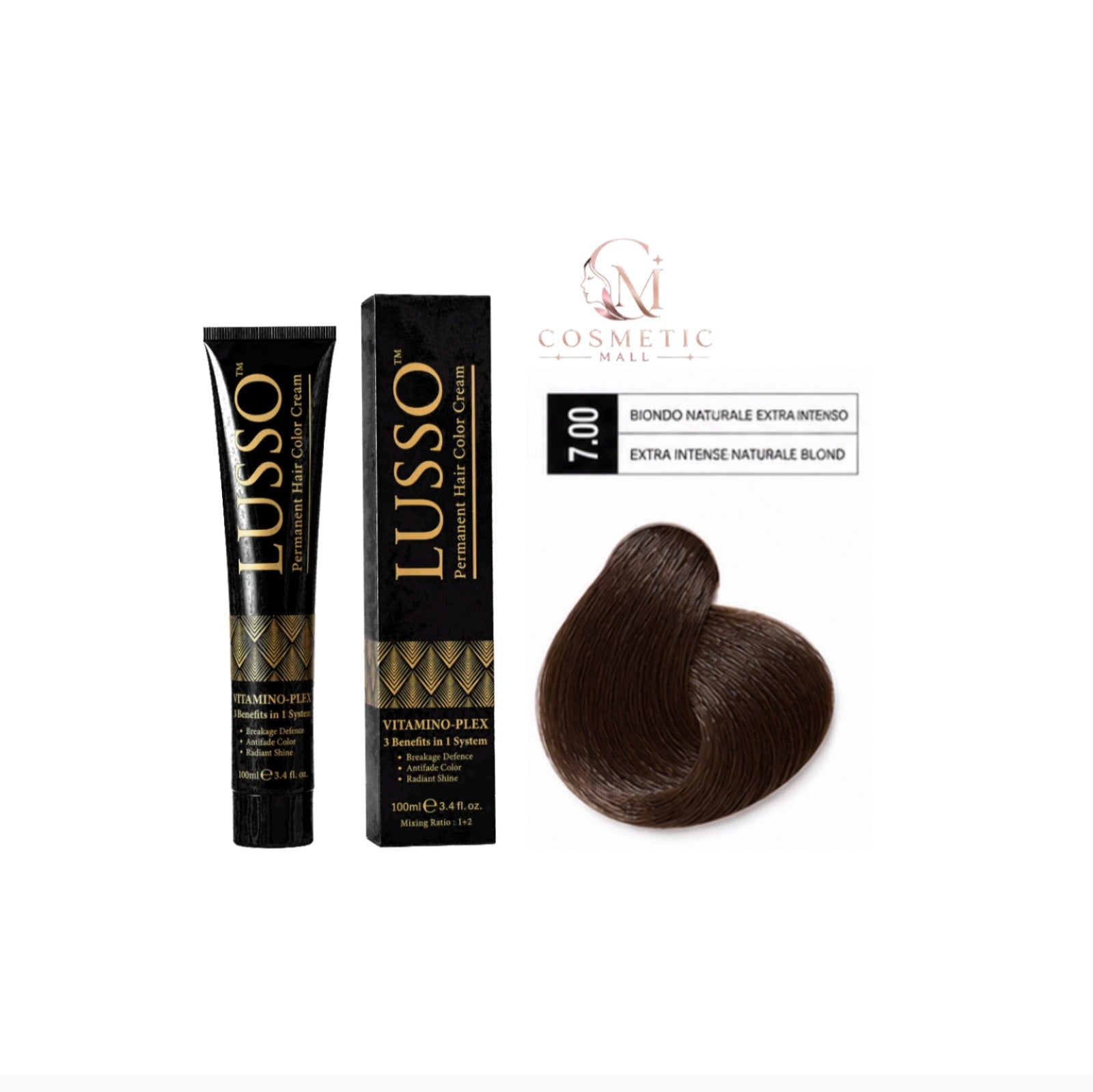 Lusso Hair Color 7.00 100ml
