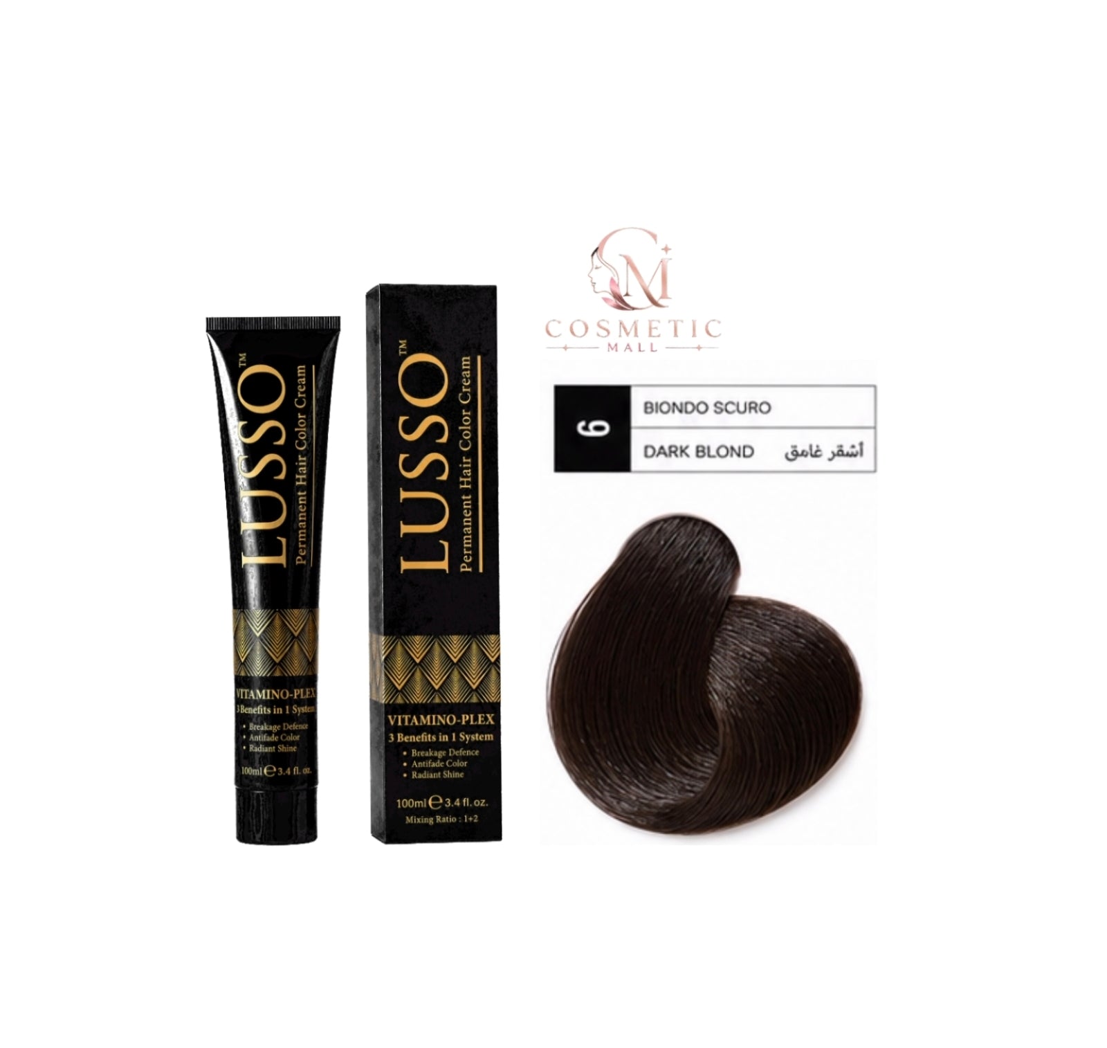 Lusso Hair Color 6 100ml