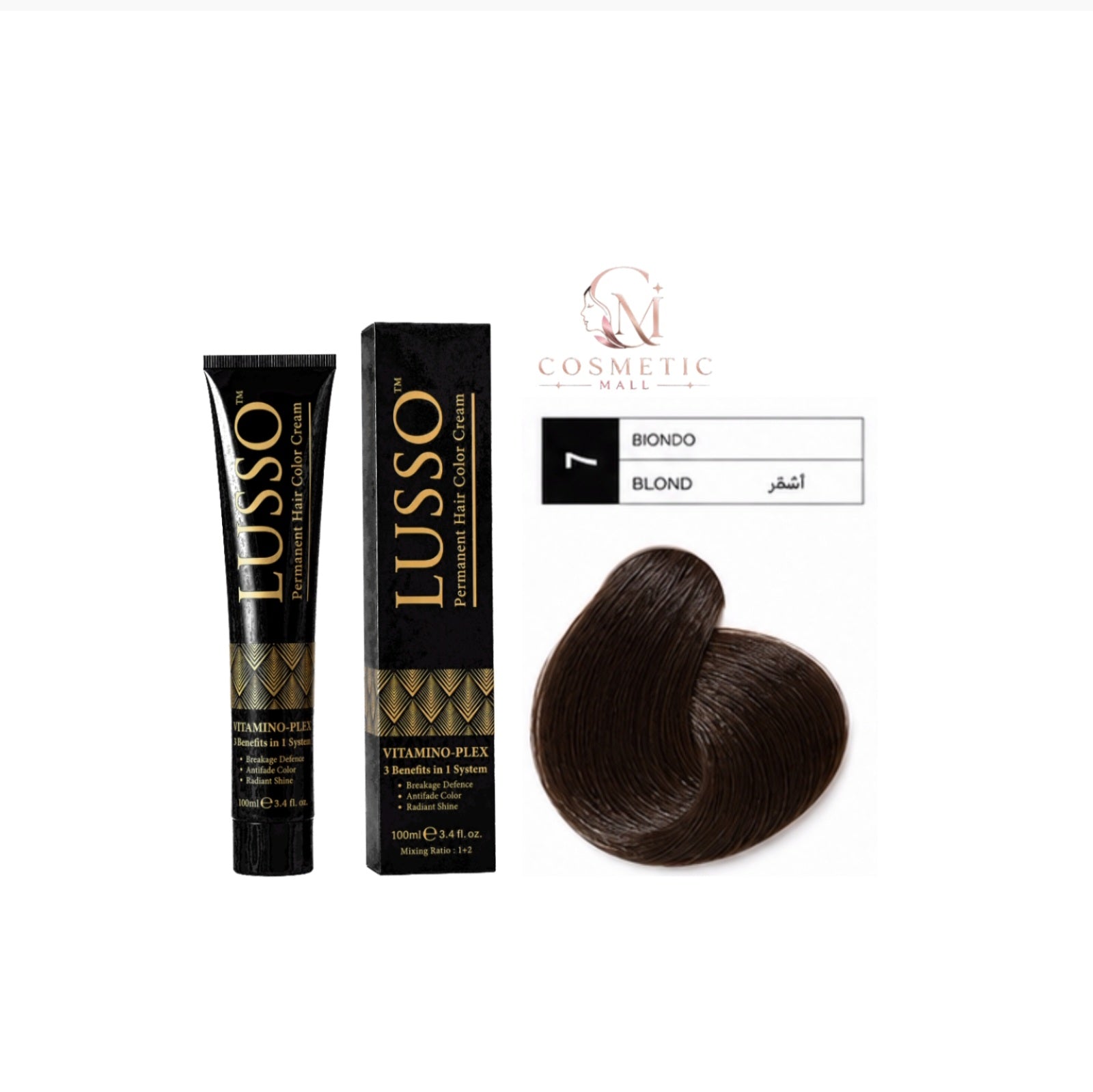 Lusso Hair Color 7 100ml