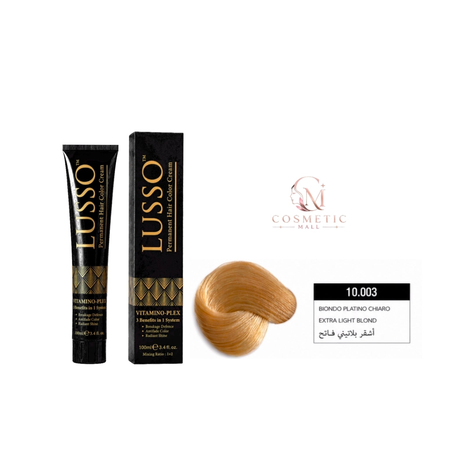 Lusso Hair Color 10.003 100ml