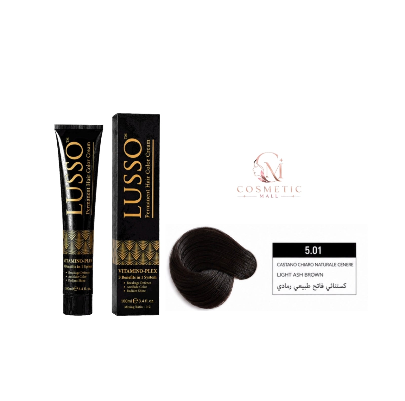 Lusso Hair Color 5.01 100ml