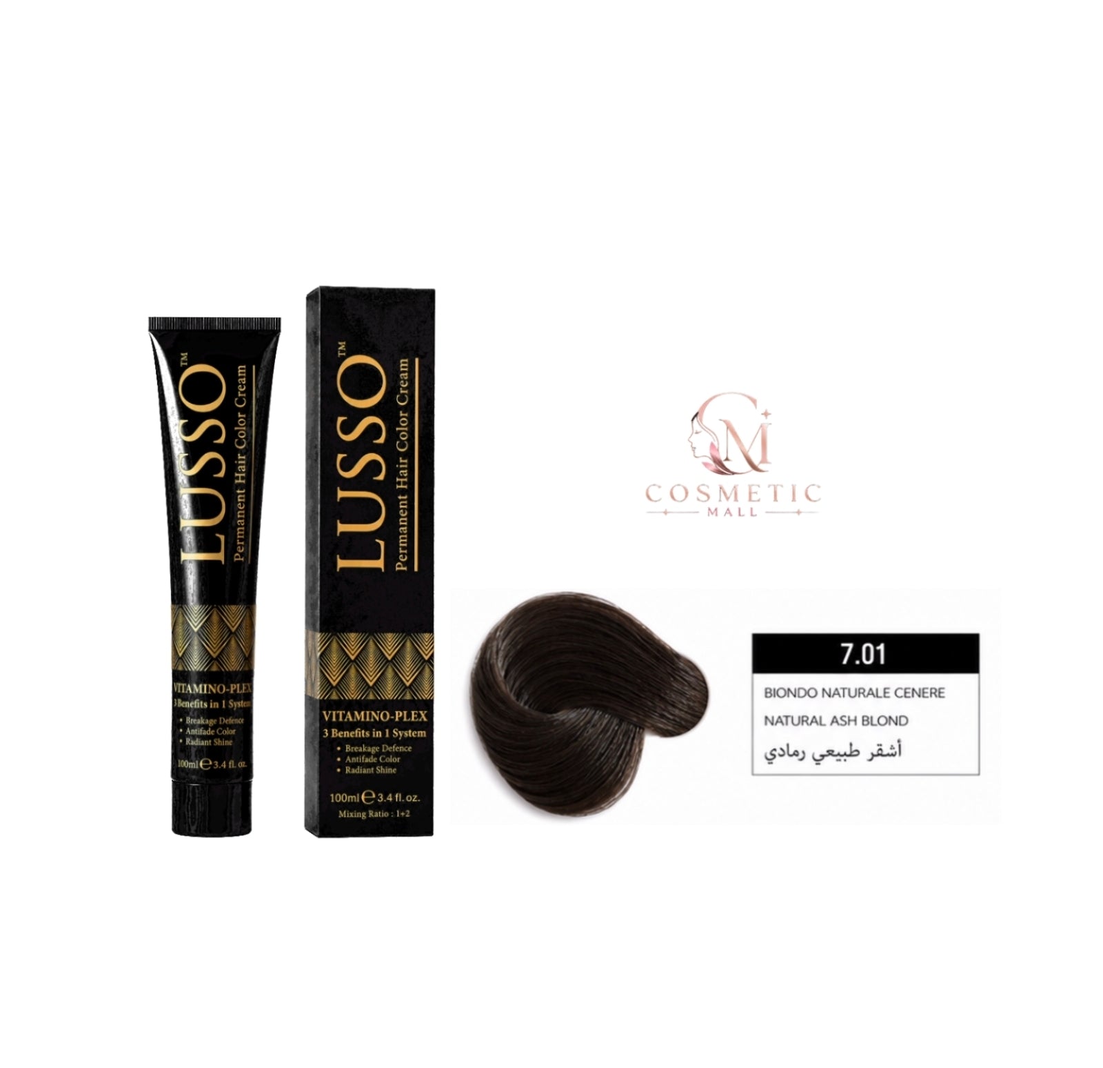 Lusso Hair Color 7.01 100ml