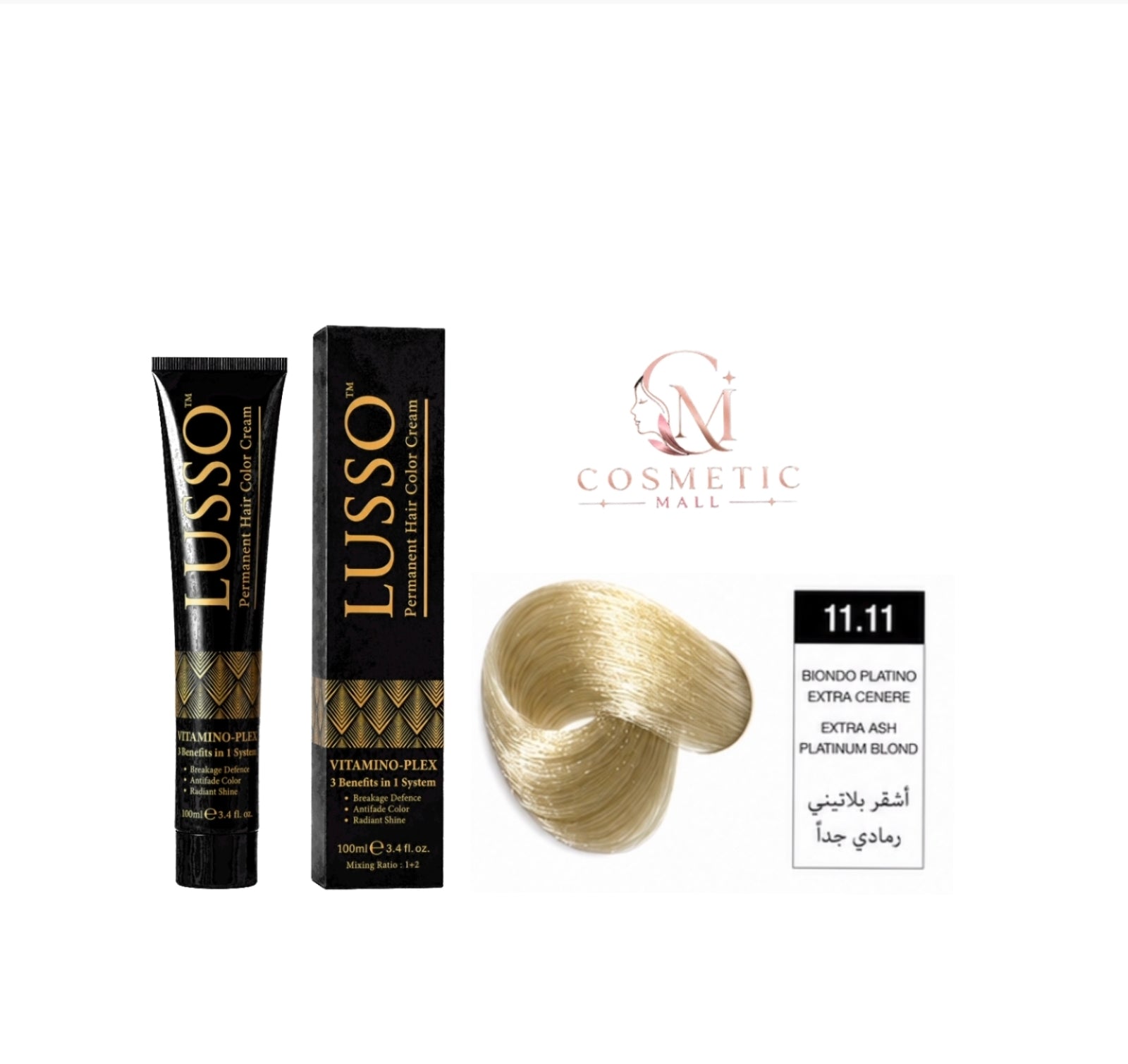 Lusso Hair Color 11.11 100ml
