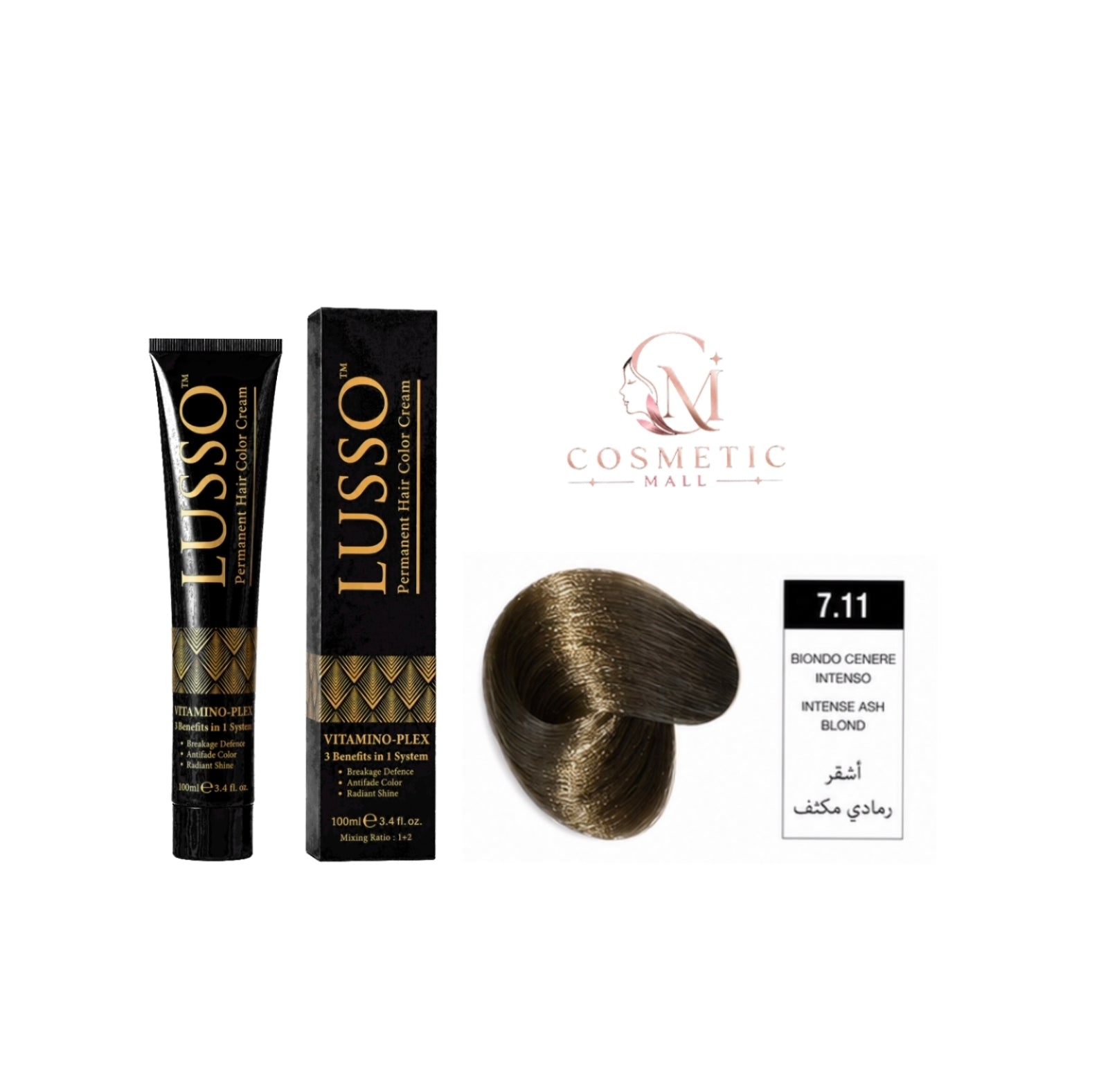 Lusso Hair Color 7.11 100ml